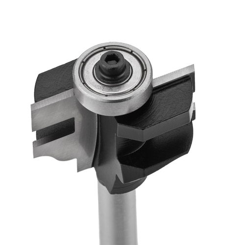 Frez kształtowy CNC PREMIUM D33,9xH25,4xd8 wzdłużny do ramek drzwi meblowych z łożyskiem dolnym GLOBUS 6