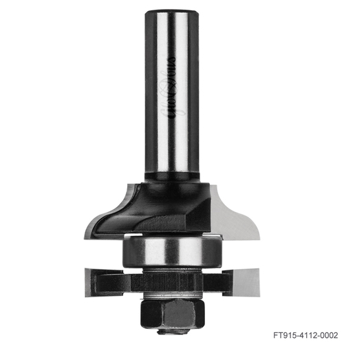 Frez kształtowy CNC PREMIUM D33xH19xd12 profil wzdłużny do ramek drzwi meblowych z łożyskiem dolnym GLOBUS 2