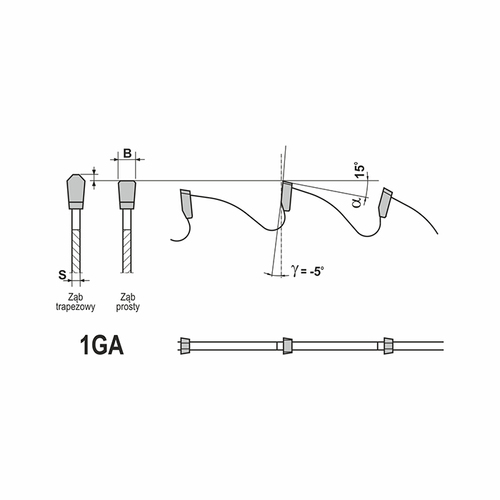 Tarcza do aluminium HM ALUEX MARATHON 0500x30x4,2/3,6/120z 1GA-5 COMBO+ do cięcia kształt. Al., metali kolorowych i PVC GLOBUS 4