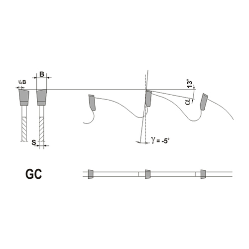 Tarcza do rur i kształtowników HM STEEL-TECH Electro 0200x30x2,0/1,4/50z GC do pilarek ręcznych GLOBUS 3