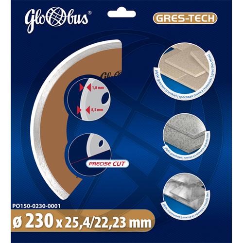 Tarcza diamentowa 115x22,23 gres GRES-TECH Globus PO150-0115-0001 7
