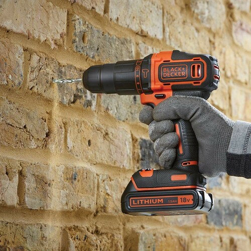 Zestaw wkrętarka BCDCHD18 + wyrzynarka BDCJS18 BLACK+DECKER BCK22S1S 6