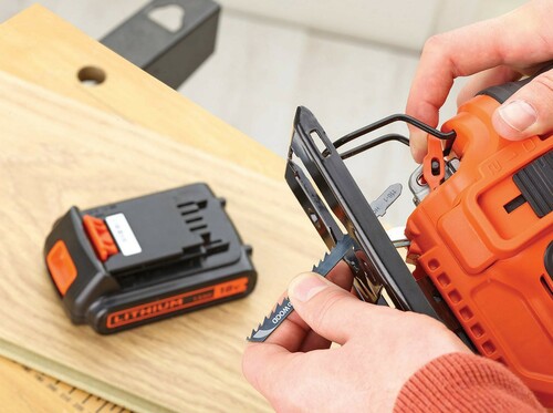 Zestaw wkrętarka BCDCHD18 + wyrzynarka BDCJS18 BLACK+DECKER BCK22S1S 11