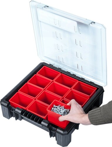 Mocny organizer z wyjmowanymi kubełkami Patrol HD 400 3