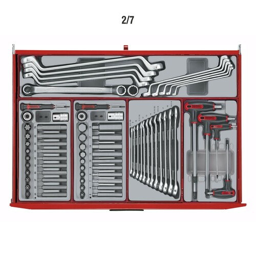 Wózek warsztatowy narzędziowy 252-elem. TCW807SV TengTools TENG_252 6