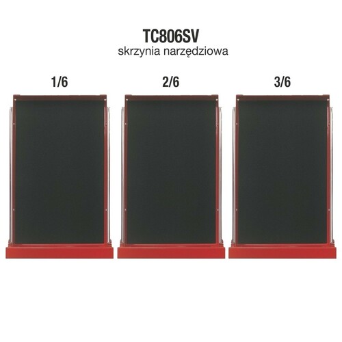 Wózek narzędziowy 569 elementów TCMM569SV 6