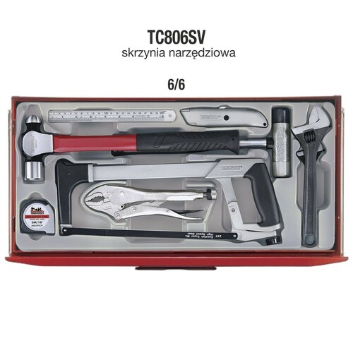 Wózek narzędziowy 569 elementów TCMM569SV 9