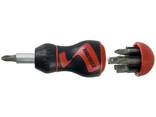 Wkrętak zapadkowy krótki Teng Tools MDR908S 2