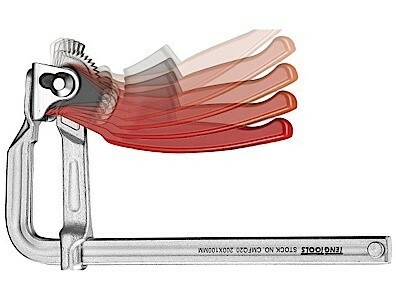 Ścisk śrubowy szybki 300x140 mm 2