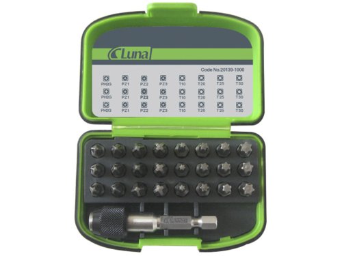 Zestaw grotów wkrętakowych 25 elementów 1/4'' 2