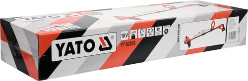 Podkaszarka do trawy 18V aku 2Ah Li-Ion YATO YT-82830 6