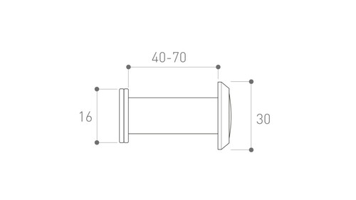 Wizjer fi-16 patyna Metal Bud 2