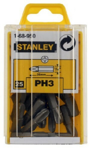 Bit PH3 25mm 25szt STANLEY® 2