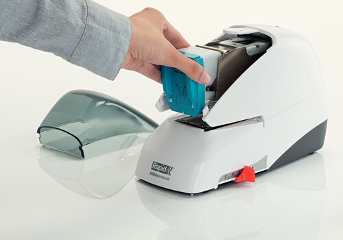 Zszywacz biurowy elektryczny Supreme 5050e Rapid biały 2
