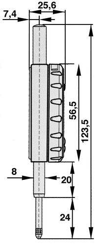 Czujnik elektroniczny 12,5mm 3