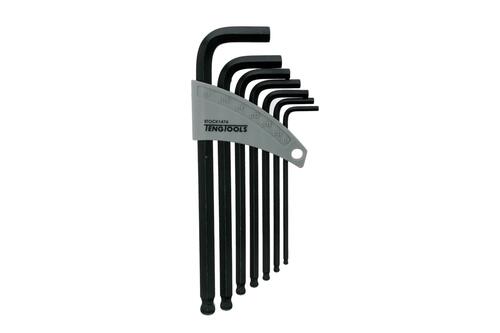 Klucze trzpieniowe 6-kątne calowe w zestawie Teng Tools 1474 2