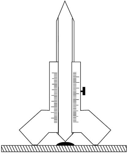 Przymiar spawalniczy 20mm 2
