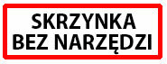 Skrzynka narzędziowa, jednoczęściowa, z blachy stalowej, lakierowana, pomarańczowa, pusta, model 2118/c18, 450x200x100mm 2