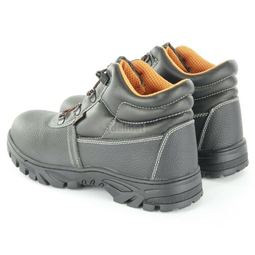 Trzewiki robocze S3 HRO skórzane czarne wodoodporne z podeszwą gumową podnosek stalowy rozmiar 45 Beta 7243CR/45 5