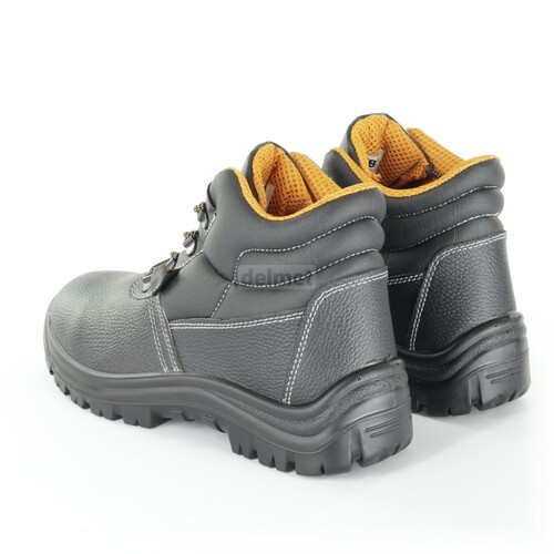 Trzewiki robocze O2 skórzane czarne bez podnoska i wkładki antyprzebiciowej rozmiar 38 Beta 7243FT/38 5