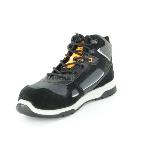 Trzewiki robocze sneakersy S3 z zamszu i mikrofibry szaro/czarne siateczka podnosek metalowy rozmiar 41 Beta 7318AN/41 3