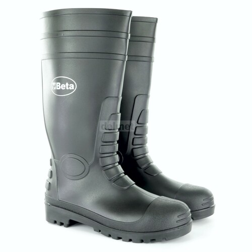 Buty robocze wysokie czarne pcw/guma r42 4
