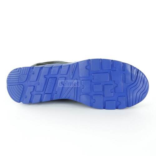 Buty robocze bezpieczne s1p z siateczki, ze wstawkami z pu i zamszowym wzmocnieniem noska, przewiewne, lekkie, podnosek aluminio 7