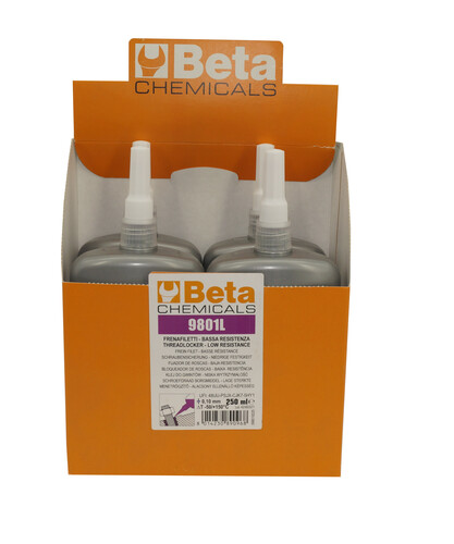 Klej do gwintów mała siła butelka 250ml 2