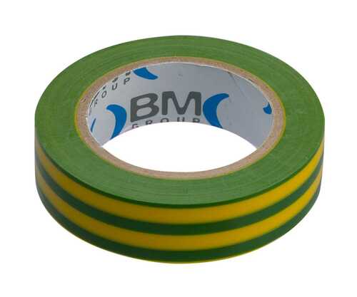Taśma izolacyjna PCW 10 m x 15 mm żółto-zielona Beta BMESB1510GV 2