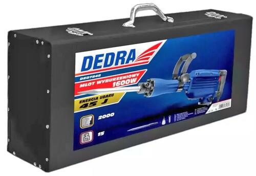 Młot wyburzeniowy 1600W 15kg  DED7848 2