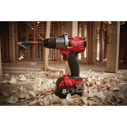 Wiertarko-wkrętarka udar 18V Aku 5,0Ah + ładowarka + walizka Milwaukee FUEL M18 FPD2-502X 2