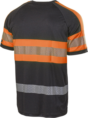 T-shirt Hi-Vis 6110P czarny/pomarańczowy rozm.M L.Brador 800052606 2
