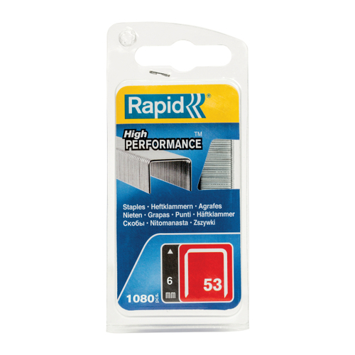 Zszywki Rapid z drutu cienkiego nr 53 (6 mm) - op. 1080 szt. RAPID RAPID-40109502 3