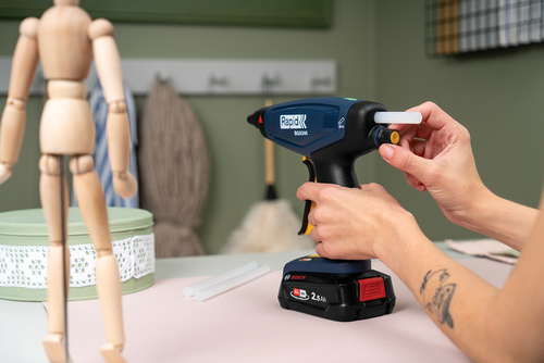Pistolet klejowy akumulatorowy BGX500 18V RAPID RAPID-5001517 2