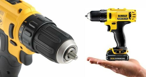 Zestaw wkrętarka 10,8V DCD710 + zakrętarka udarowa 10,8V DCF815 DeWALT DCK211D2T 4