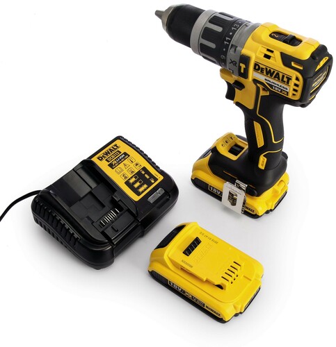 Wiertarko-wkrętarka udarowa 18V XR Li-Ion 2x2,0Ah + walizka + ładowarka DeWalt DCD796D2 5