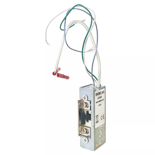 Elektrozaczep 50 rewersyjny, zapadka z regulacją, monitoring, 12V DC Dorcas 2