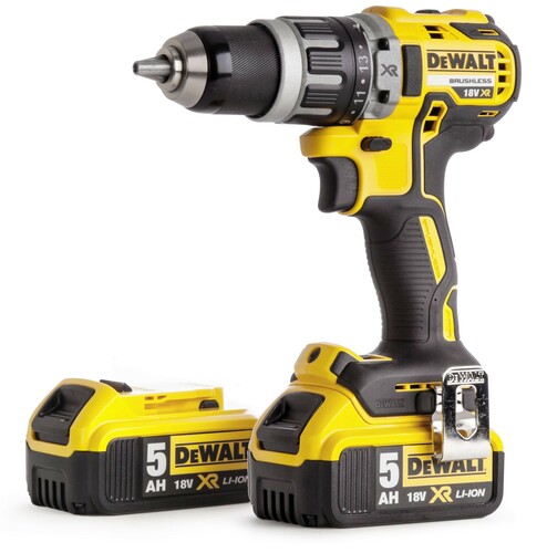 Wiertarko-wkrętarka XR 18V 2 aku 5Ah Li-Ion + walizka DeWALT DCD791P2-QW 3