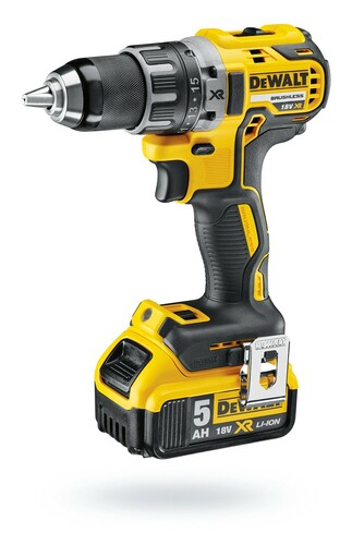 Wiertarko-wkrętarka XR 18V 2 aku 5Ah Li-Ion + walizka DeWALT DCD791P2-QW 6