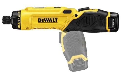 Wkrętak żyroskopowy 7,7 V 2x1.0 Ah + walizka DeWALT DCF680G2 6