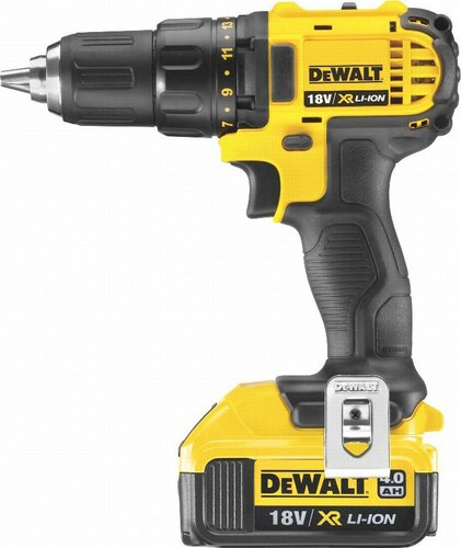 Wiertarko-wkrętarka XR 18V 2x4,0Ah Li-Ion + walizka + ładowarka DeWALT DCD780M2 5