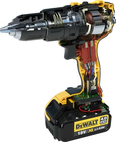 Wiertarko-wkrętarka XR 18V 2x4,0Ah Li-Ion + walizka + ładowarka DeWALT DCD780M2 7