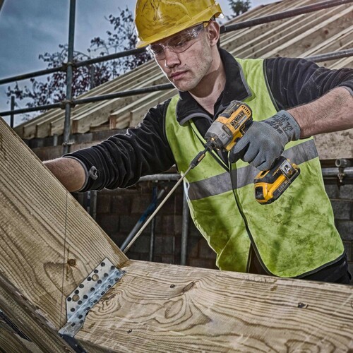 Zakrętarka udarowa 1/4 XR Li-Ion 18V + 2x4Ah + walizka + ładowarka DeWALT DCF887P2 6