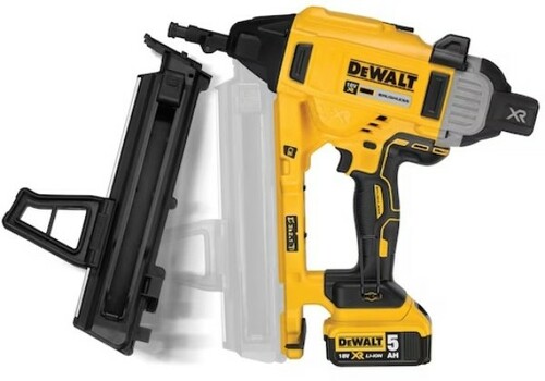Gwoździarka do betonu XR 18V 2x5,0Ah + walizka + ładowarka DeWALT DCN890P2 8