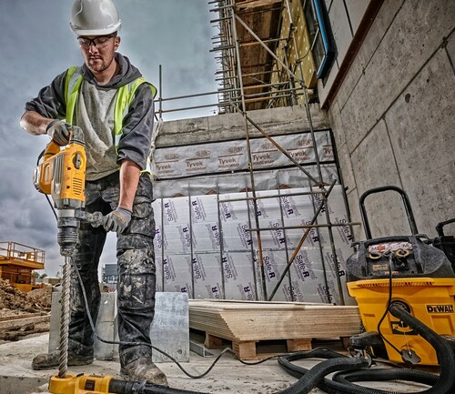 Młotowiertarka 1600W SDS-Max 13,3 J + walizka DeWALT D25733K 7