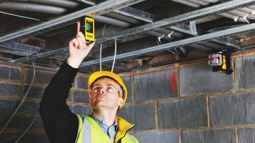 Detektor wiązki laserowej do laserów czerwonych DeWALT DE0892 5