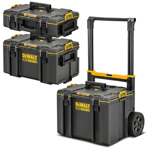 Zestaw mobilny 3-skrzyń narzędziowych TOUGHSYSTEM 2.0 DWST83402-1 3