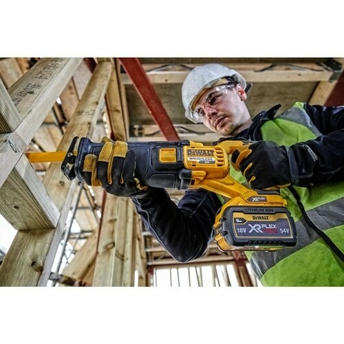 Pilarka szablasta FLEXVOLT 54V 6Ah b/aku + walizka DeWalt DCS389NT 5