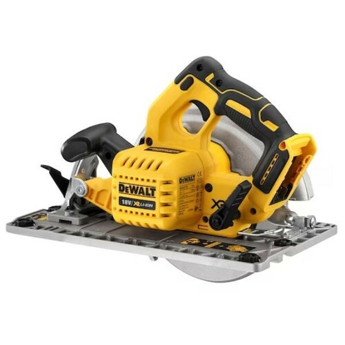 Pilarka tarczowa 184 mm 18V b/aku kompatybilna z szynami DeWALT DCS572N 3