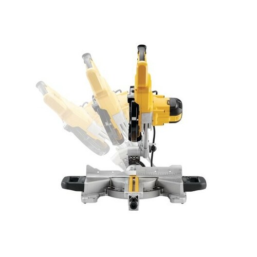 Pilarka ukosowa 1300W 216mm  DeWALT DWS773 9